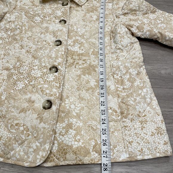 Womens Quilted Jacket Size 2 Barn Outerwear Layering Lightweight Traveler Coat - Picture 6 of 8